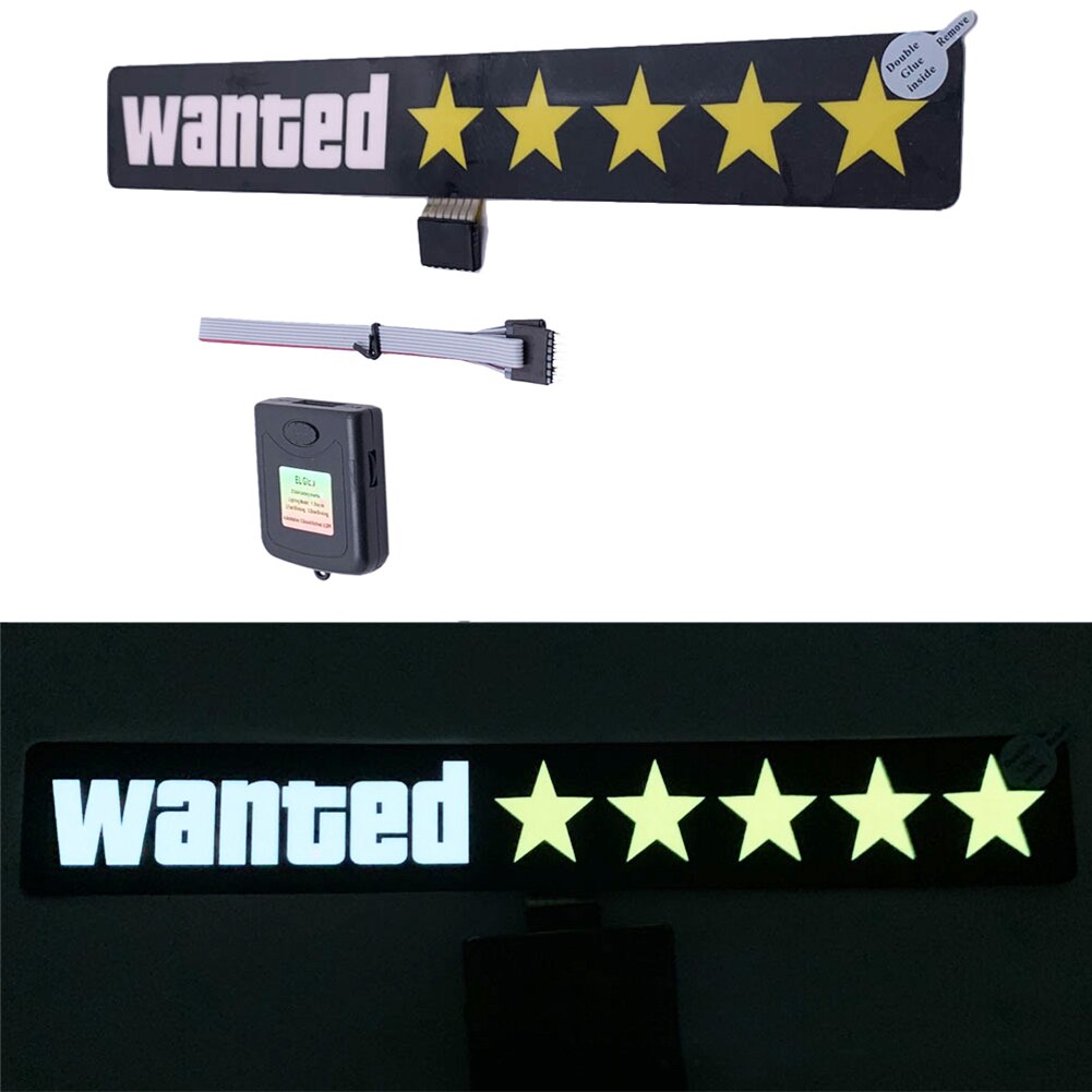 5 Stars Wanted Sticker